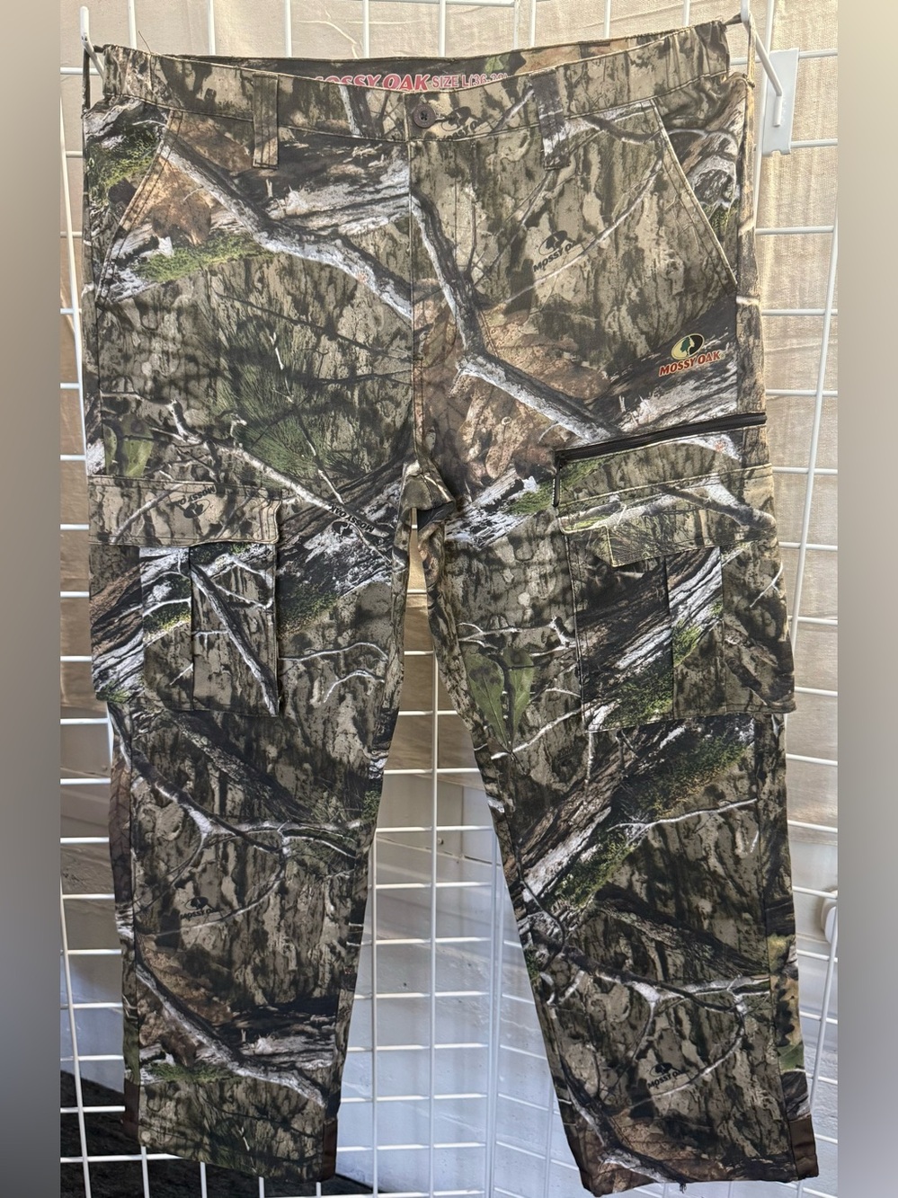 Mossy Oak Realtree-Style Camo Cargo Pants - Green/Brown/Black